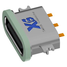 XB-TYPE C 3P 침판 1.6 방수 암좌 L=6.7mm(강판 포함)(아연 합금 케이스)